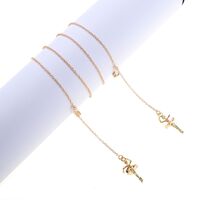 Металлическая нескользящая цепочка золотого цвета, с подвеской танцоры, для очков и масок GL822