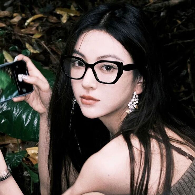 Очки пластиковые женские с защитой от синего света 18119-PN