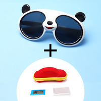 Polarized silicone sunglasses with UV400 protection for kids T22087