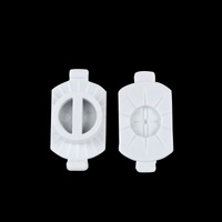 Plastic rigid non-slip suction cup for lens edger, with a rod, various sizes