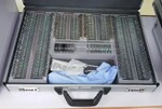 Меднабор из 232 пробных линз в металлических оправах в алюминиевом кейсе