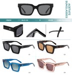 Поляризационные солнцезащитные пластиковые очки из материала ацетат Big City HS2824