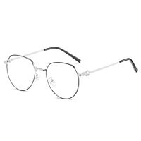 Metal glasses with blue light and UV protection 9652-3-GT