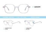 Детская пластиковая оправа из материала ацетат, с флексом WK4019
