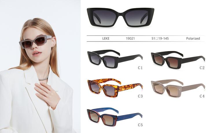 Polarized plastic sunglasses Leke LK19021
