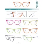 Оправа пластиковая из ламинированного многослойного ацетата с флексом Big City CL9012