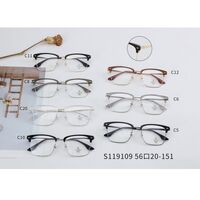 Оправа полуободковая комбинированная (металл + TR90) с линзами Blue Ray Cut MAMO S119109