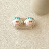 Mini soft contact lens kit retractable W-CT23立体娃娃头