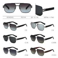 Polarized metal sunglasses for men Romonis PS2149-R