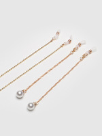 Colorful glasses chain set of two-piece golden and silver GM040