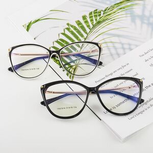TR90 plastic frame or glasses with blue light protection, with spring hinges FA87014