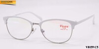 Очки в комбинированной оправе с антибликовыми и серыми линзами Vizzini V8159