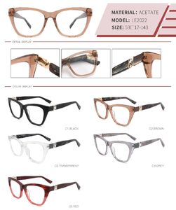 Оправа пластиковая из ацетата с флексом LE2022-DA