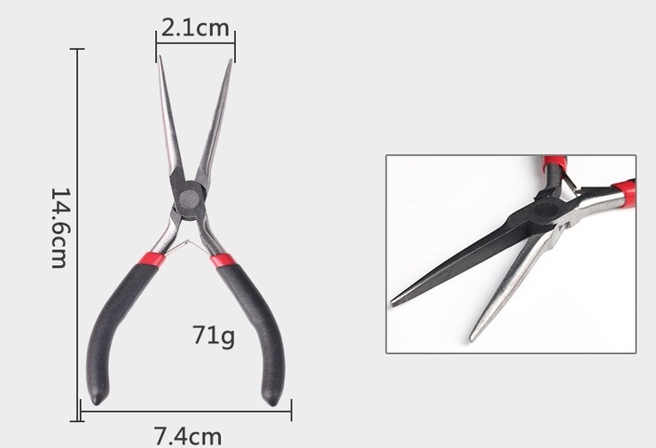 Needle-nose pliers 14.6*7.4 cm 1184-P