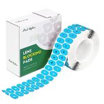 Липкий сегмент (липучки, слиперы, противоскользящие накладки для блокировки) для линз, синий цвет, материал полиэтилен, 1000 штук, NY-0991