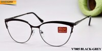 Women's metal eyeglasses with flex hinges Vizzini V7005