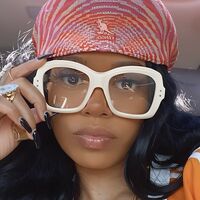 Plastic glasses with blue light protection for women 3870-PN