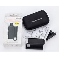 Portable microscope for phone mounting 7751W, magnification: 60-100X