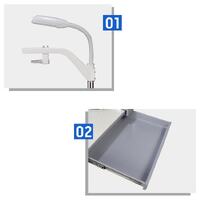 Ophthalmologist workstation, combined table + chair CS-560A, tabletop 980*490 mm