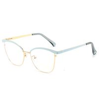 Metal glasses with blue light and UV protection 9716-GT