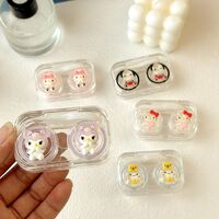 Mini soft contact lens kit W806-18粉衣猫兔狗