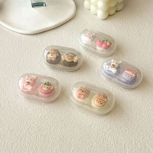 Mini soft contact lens kit J-081连体兔熊樱桃