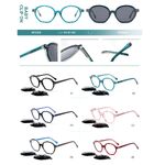 Оправа детская пластиковая из материала ацетат с флексом + насадка поляризационная солнцезащитная (клипон) Big City BC2206S