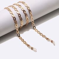 Gold-colored non-slip chain, for glasses and masks GL1489-1