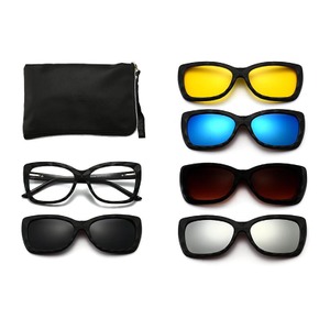 El Dorado frames with polarized sunshades set (clip-on) on magnet 2355 (5 pieces) 