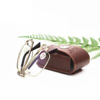 Очки складные металлические для чтения с защитой Blue ray cut QFA-180, диоптрии от +1.00 до +4.00, РМЦ=62-64