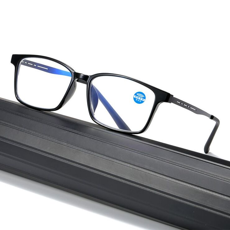 Plastic glasses for reading, with Blue ray cut protection, automatic diopters +1.00-6.00, RMC=62-64, KY9912变焦老花