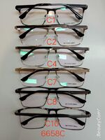 Оправа для очков мужская металлическая с флексом 6658C