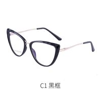 TR90 plastic frame or glasses with blue light protection, with spring hinges FA87075