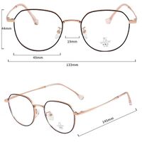 Metal frames with Blue Ray Cut lenses MAMO H5521