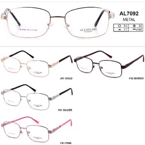 Metal eyeglass frame, material steel Allmilmo AL7092