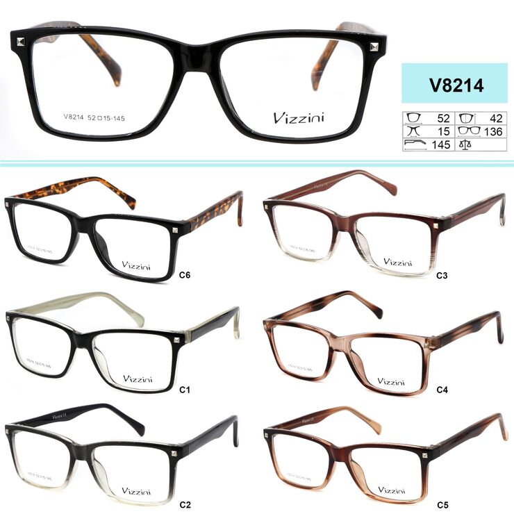 Plastic eyeglass frame VIZZINI V8214