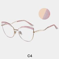 Оправа для очков комбинированная (металл + TR90) с защитой от синего света, с флексом FA87278