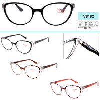Corrective plastic frame eyeglasses VIZZINI V8182, dioptries +0.75 to +4.00 (0.25 step)