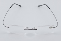 Elastic rimless metal silhouette eyeglasses for reading YL-006