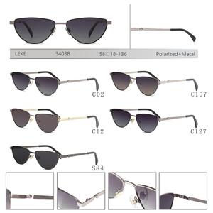 Polarized metal sunglasses for women Leke LK34038