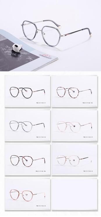 Plastic TR90 frame for women with spring hinges T965-DA