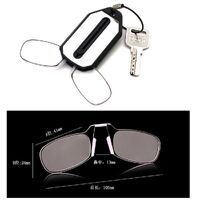 Plastic reading pince-nez glasses with case 6008, diopters from +1.00 to +3.00, RMC=62-64