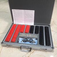 266 plastic rim ophthalmic trial lens set in an aluminum case SL266