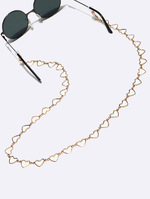 Металлическая маленькая цепочка для очков ручной работы из высококачественного металла с ромашками GL1193