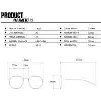 Plastic glasses with blue light protection for women 13007-97261-5693-2144-8560-PN