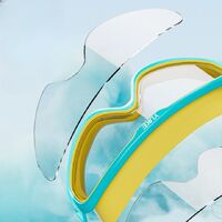 Swimming waterproof anti-fog goggles for kids (3-14 years), with earplugs, YJ602-YU