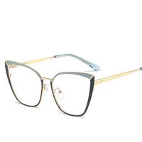 Metal glasses with blue light and UV protection 9702-3-GT