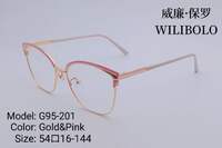 Оправа металлическая ультратонкая Wilibolo G95-201 - картинка 5