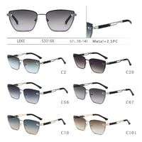 Polarized metal sunglasses Leke S33166