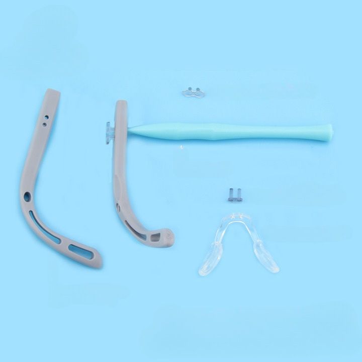 Kit: Silicone glasses sleeves, 60*42 mm + silicone nose pad + accessories (price per set)